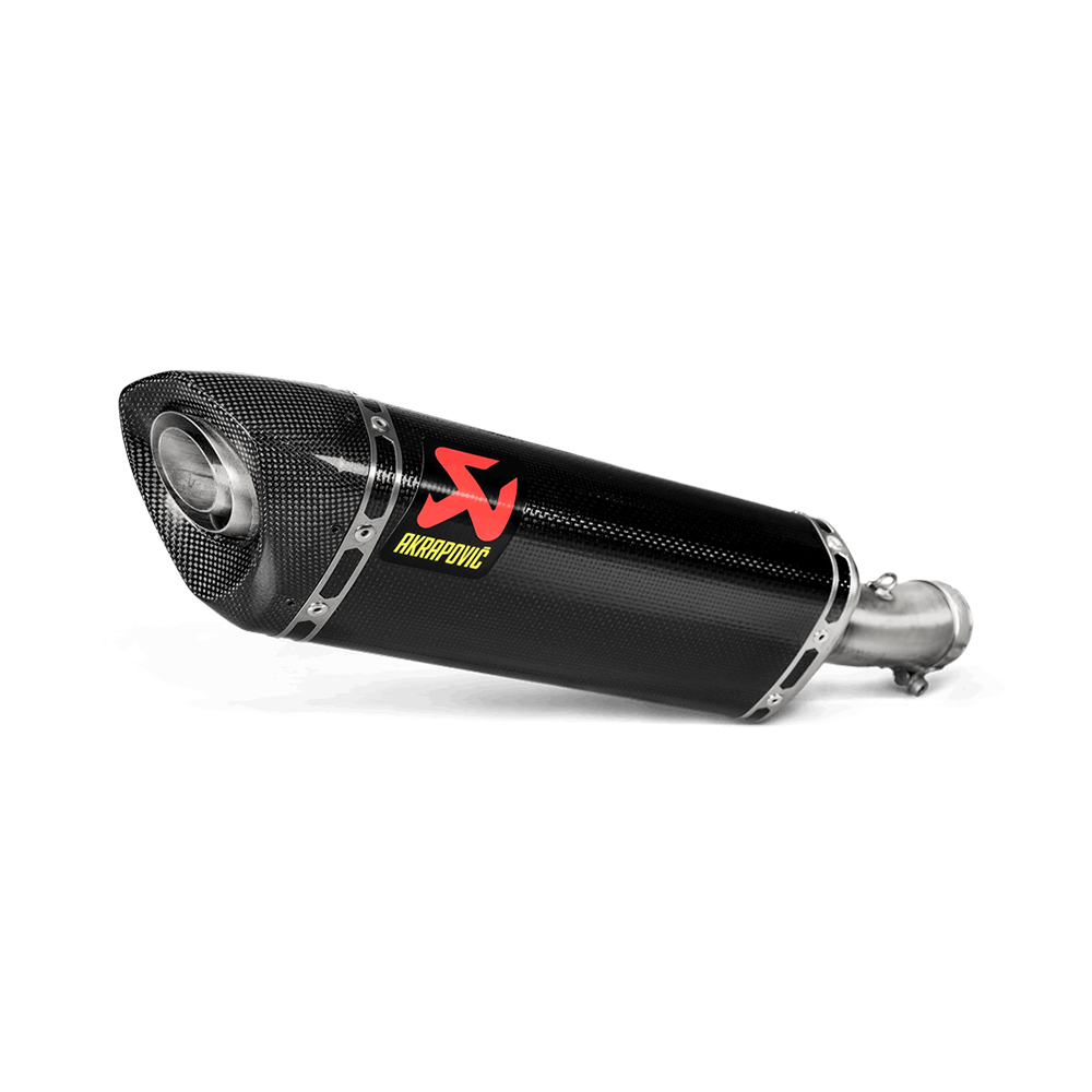 AKRAPOVIC マフラーKawasaki Ninja 400 用　政府認証付 AKRAPOVIC アクラポビッチ スリップオンマフラー カーボン